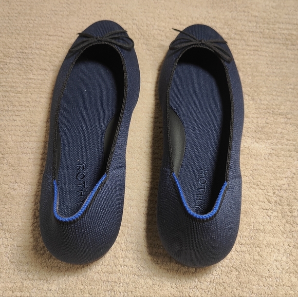 ROTHY'S DARK NAVY THE BALLET FLAT - Picture 3 of 5